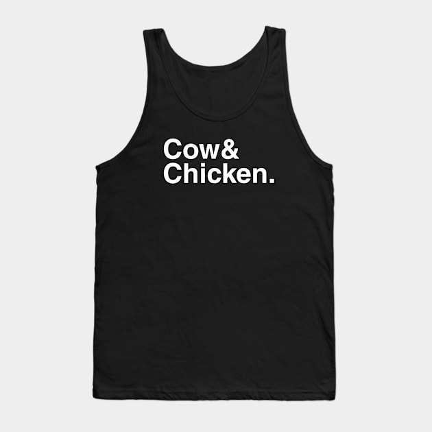 Cow & Chicken. Tank Top by foozler